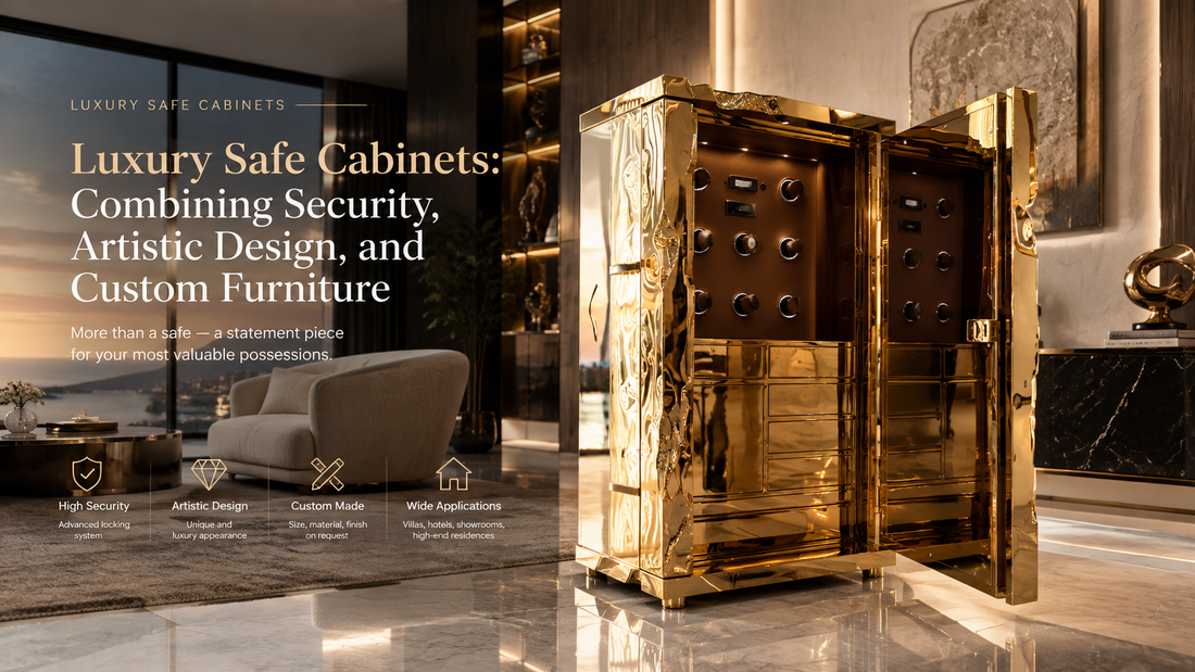 Luxury Safe Cabinets: Combining Security, Artistic Design, and Custom Furniture