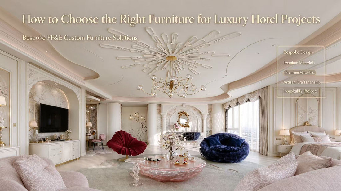 How to Choose the Right Furniture for Luxury Hotel Projects
