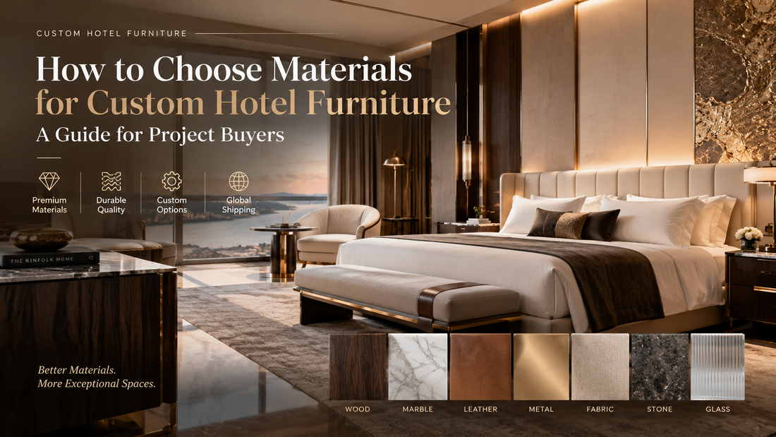 How to Choose Materials for Custom Hotel Furniture: A Guide for Project Buyers