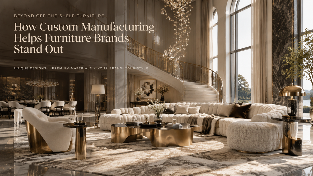 Beyond Off-the-Shelf Furniture: How Custom Manufacturing Helps Furniture Brands Stand Out