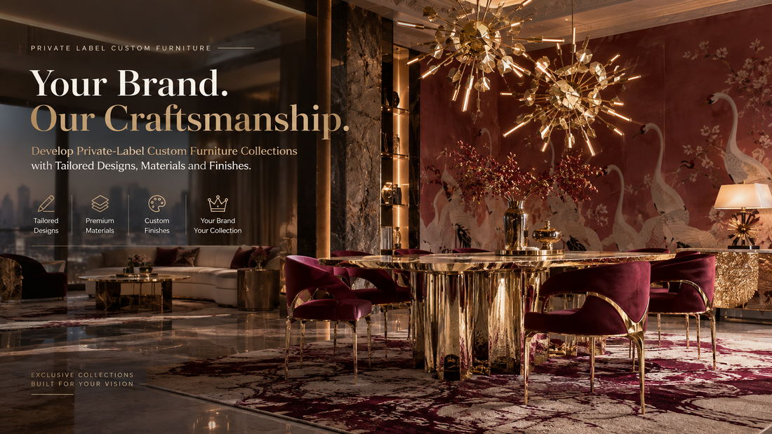 How to Develop a Private-Label Custom Furniture Collection for Your Furniture Brand