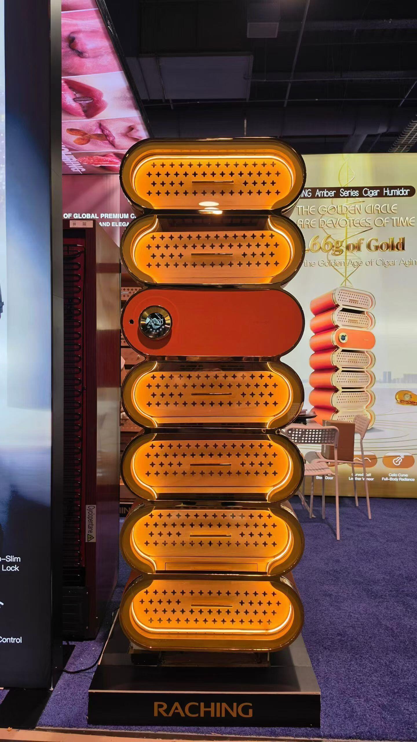 Luxury Italian Smart Cigar Cabinet