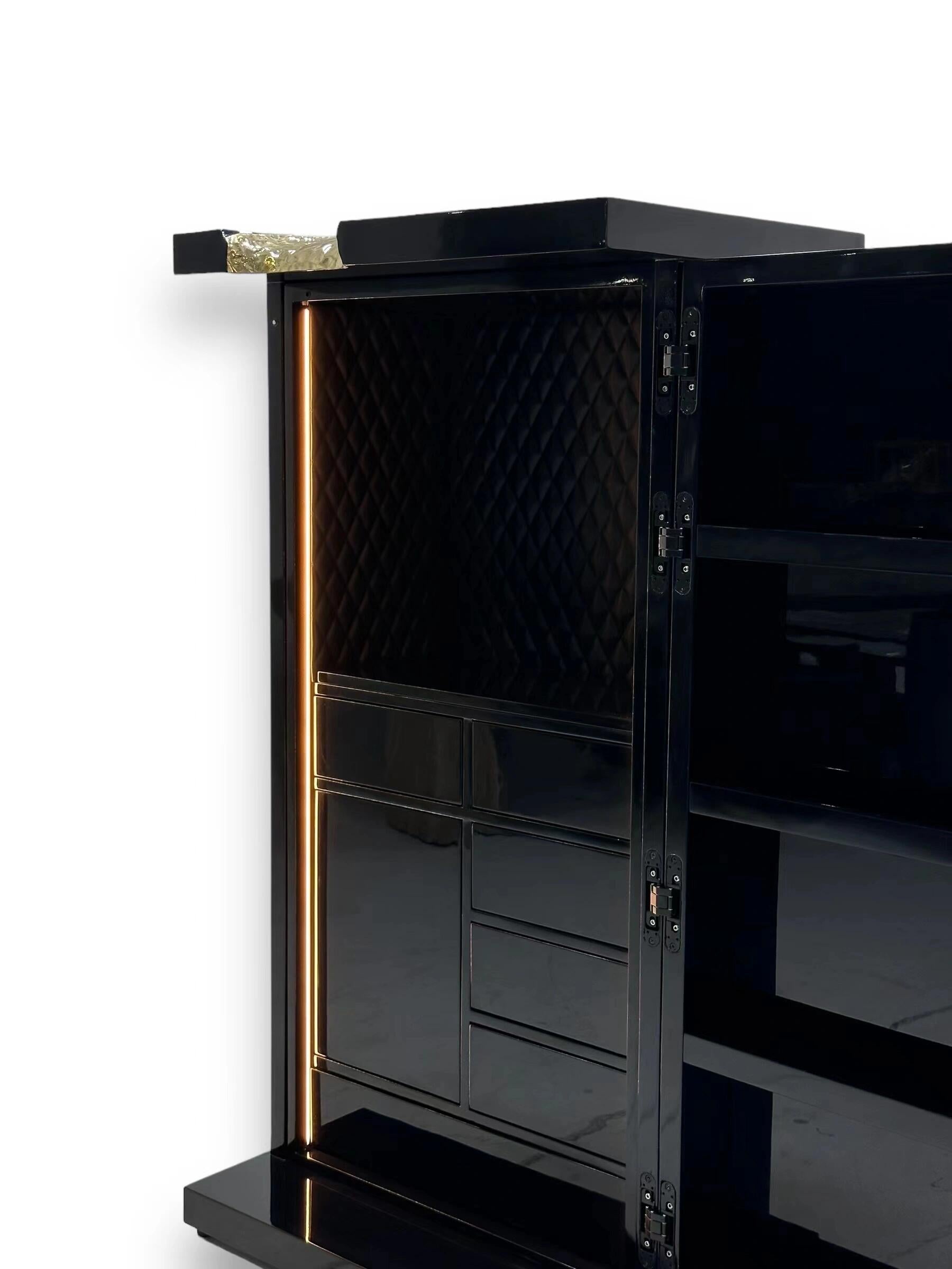 Luxury Italian Stainless Steel Safe Cabinet