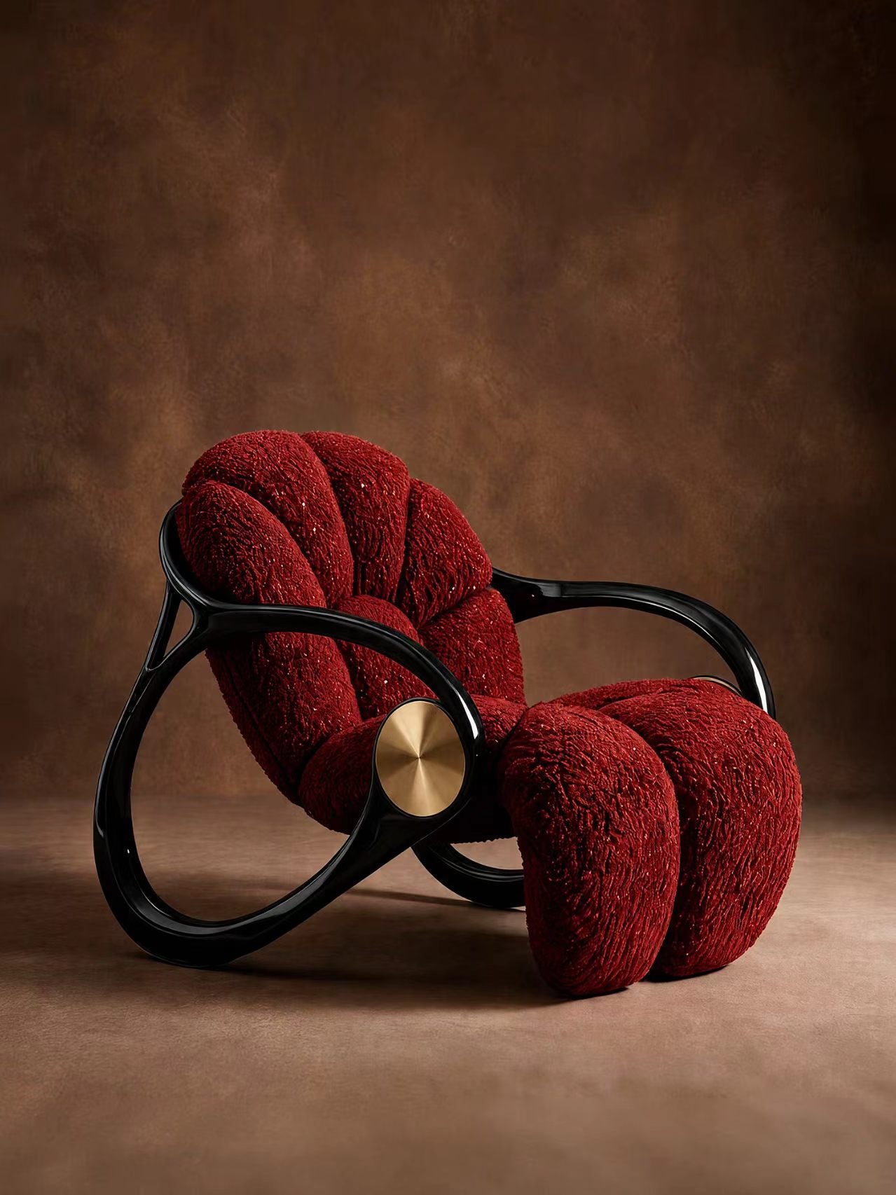Luxury Italian Sculptural Lounge Chair
