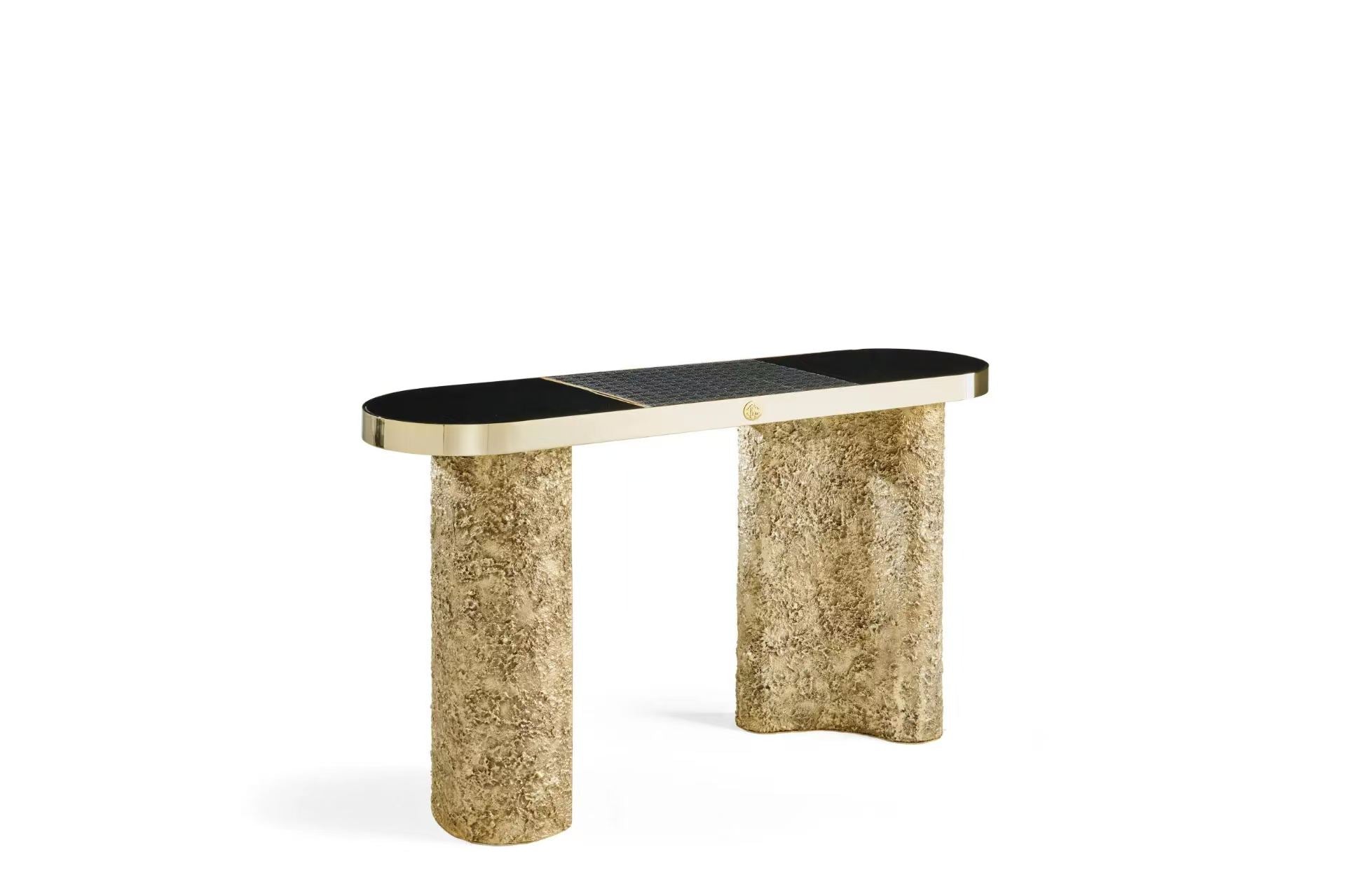 Luxury Italian Marble Console Table Design