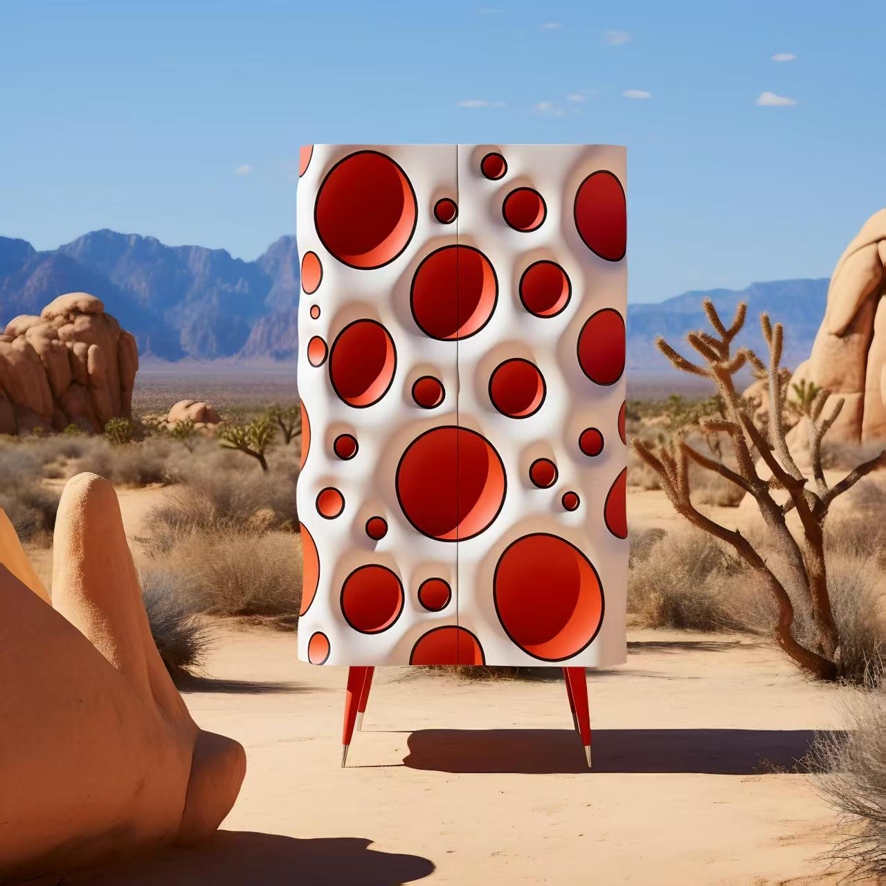 Luxury Italian Polka Dot Sideboard