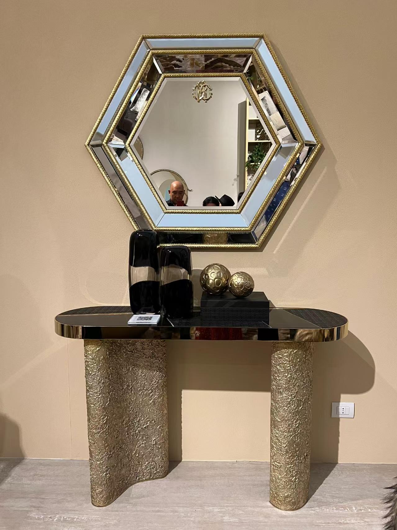 Luxury Italian Marble Console Table Design