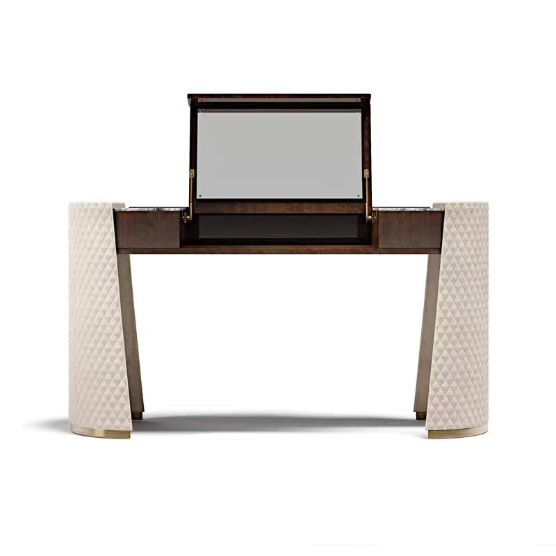 Luxury Italian Designer Birch Vanity Table