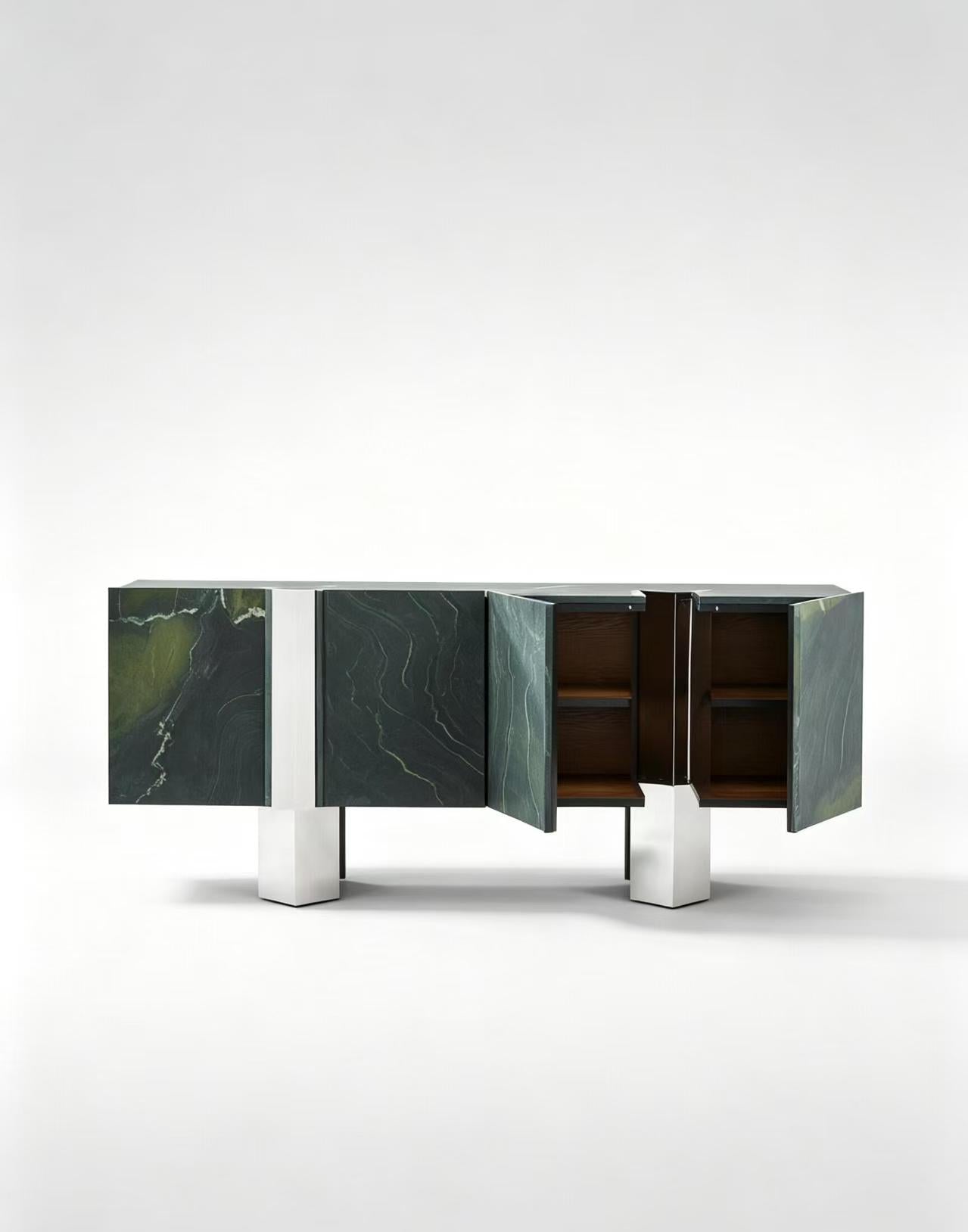 Luxury Italian Sculptural Sideboard