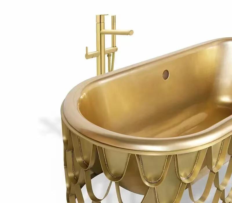Luxury Italian Stainless Steel Bathtub