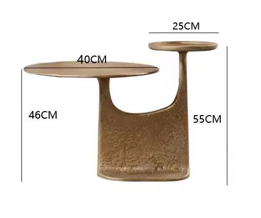 Luxury Vintage Brass Side Table