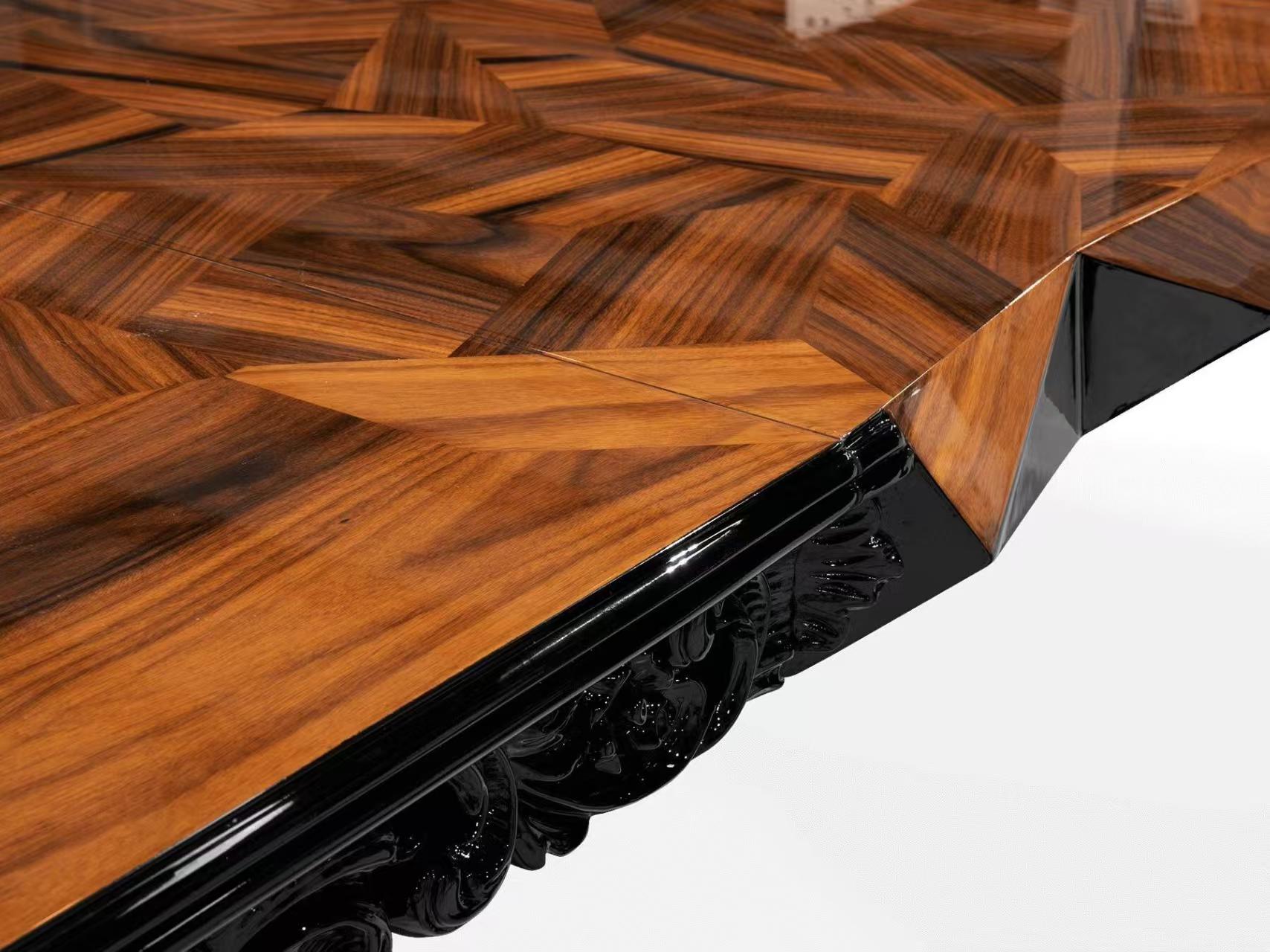 Luxury French Vintage Carved Dining Table