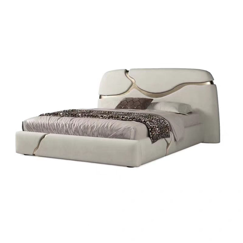Luxury Italian Leather Mountain Bed