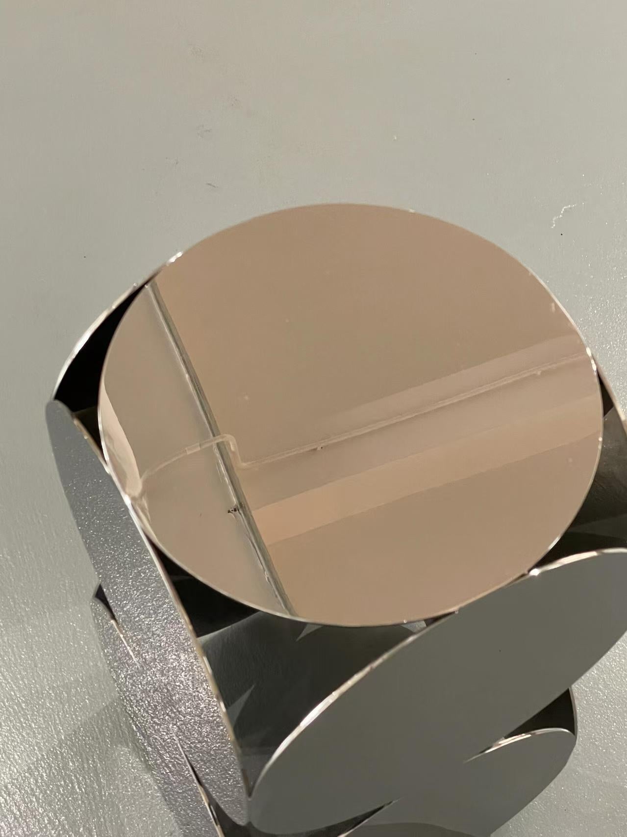Luxury Modern Stainless Steel Side Table
