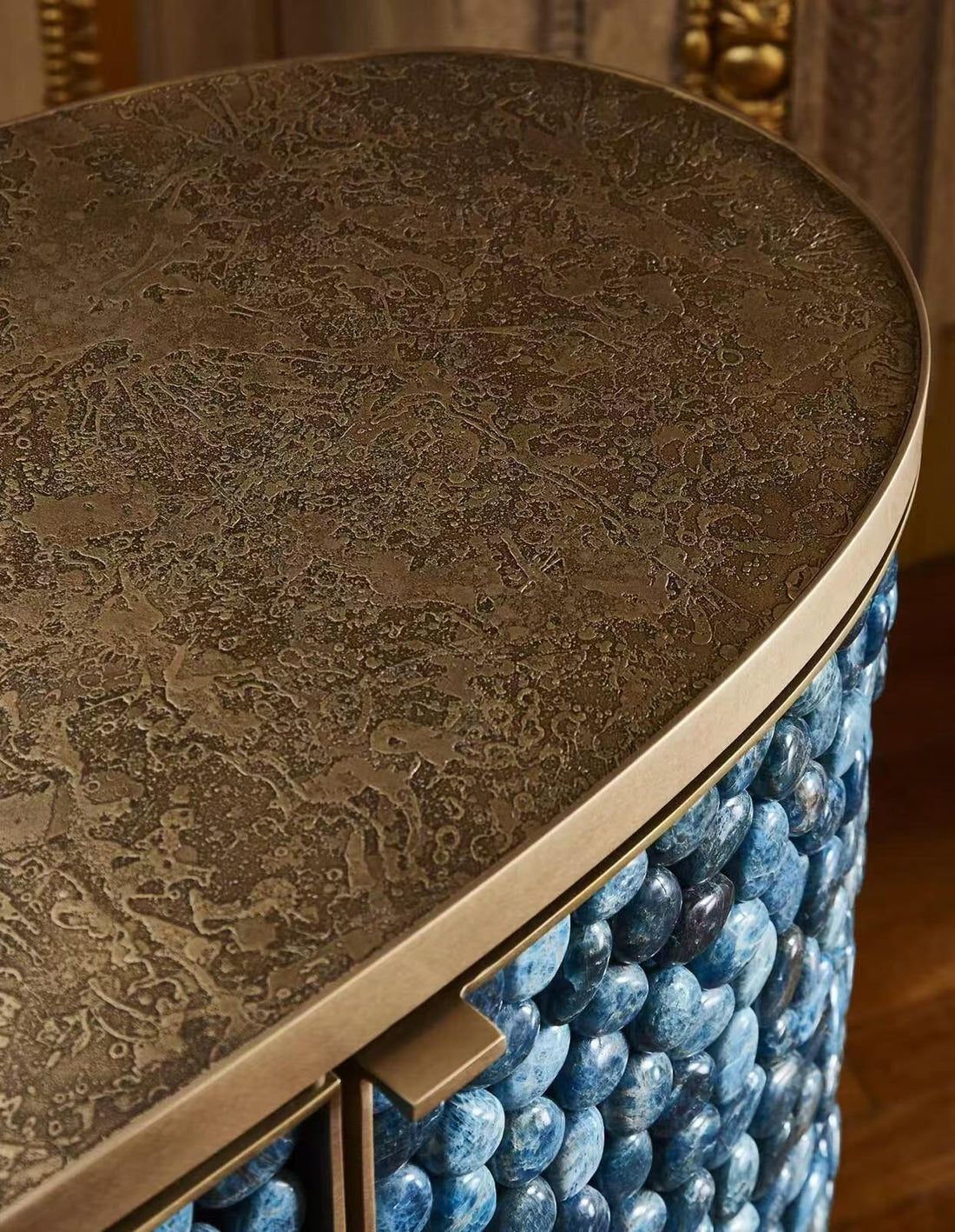Custom Agate Sideboard Cabinet for Luxury Villa & Hotel Projects