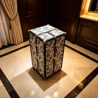 Luxury French Vintage Folding Vanity Cabinet