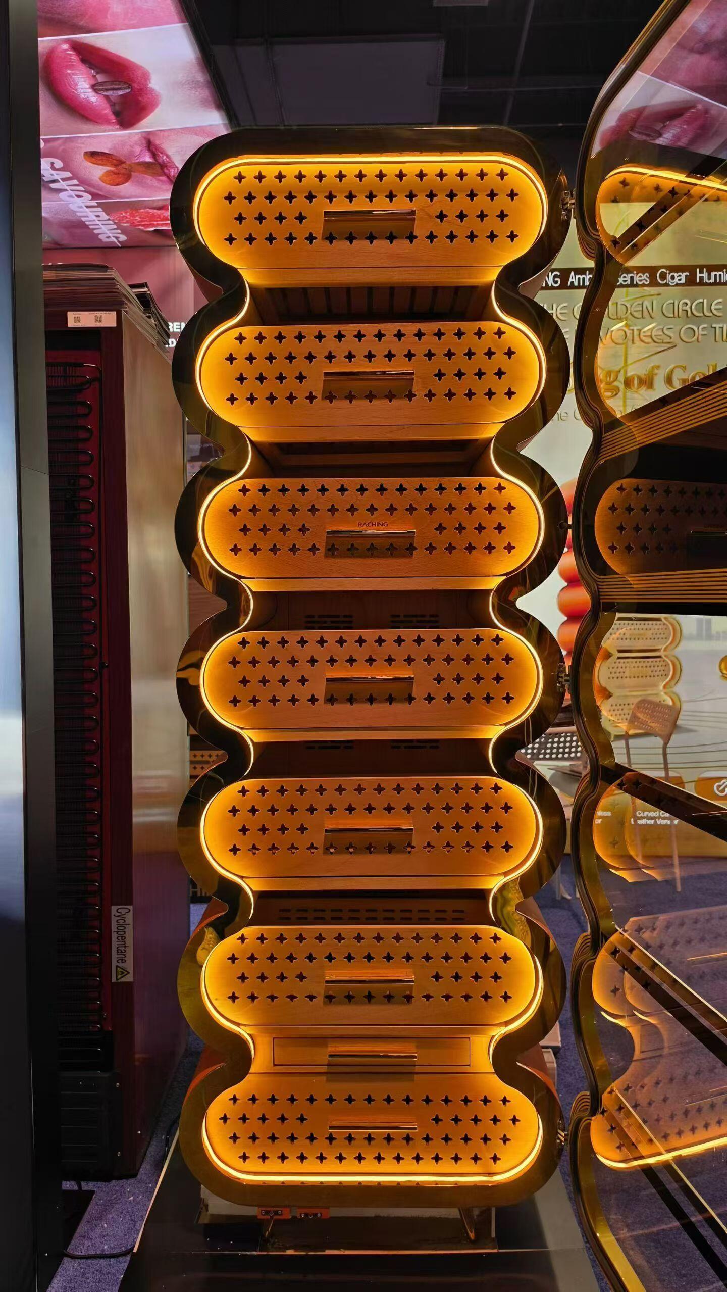 Luxury Italian Smart Cigar Cabinet