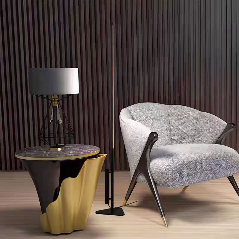 Luxury Italian Petal Stainless Steel Side Table