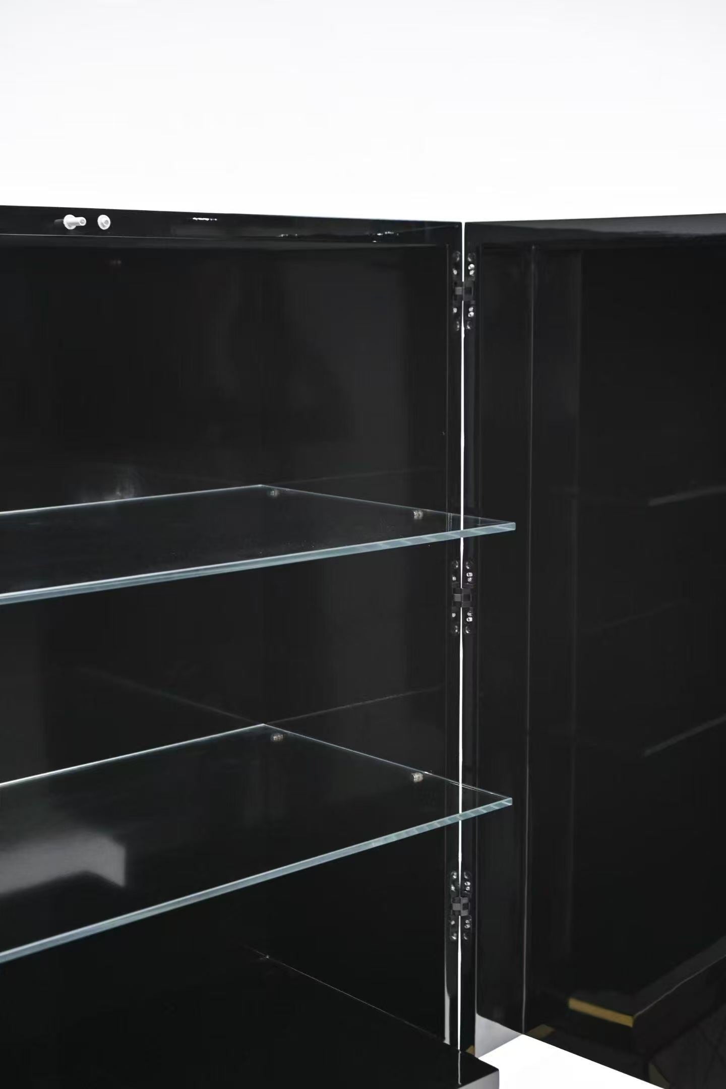 Luxury Italian Pixel Art Wine Cabinet
