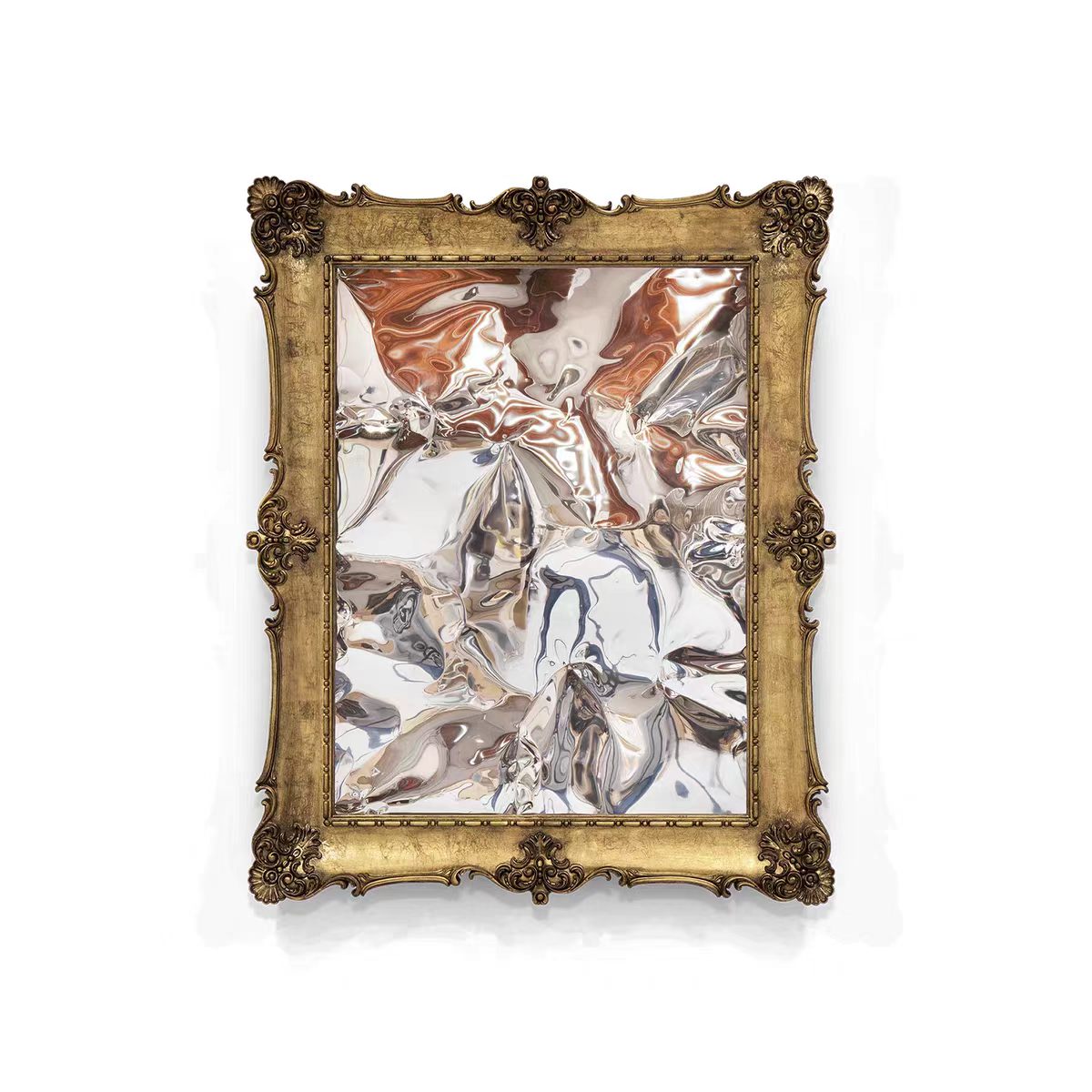 Portuguese Luxury Gold Leaf Wall Mirror