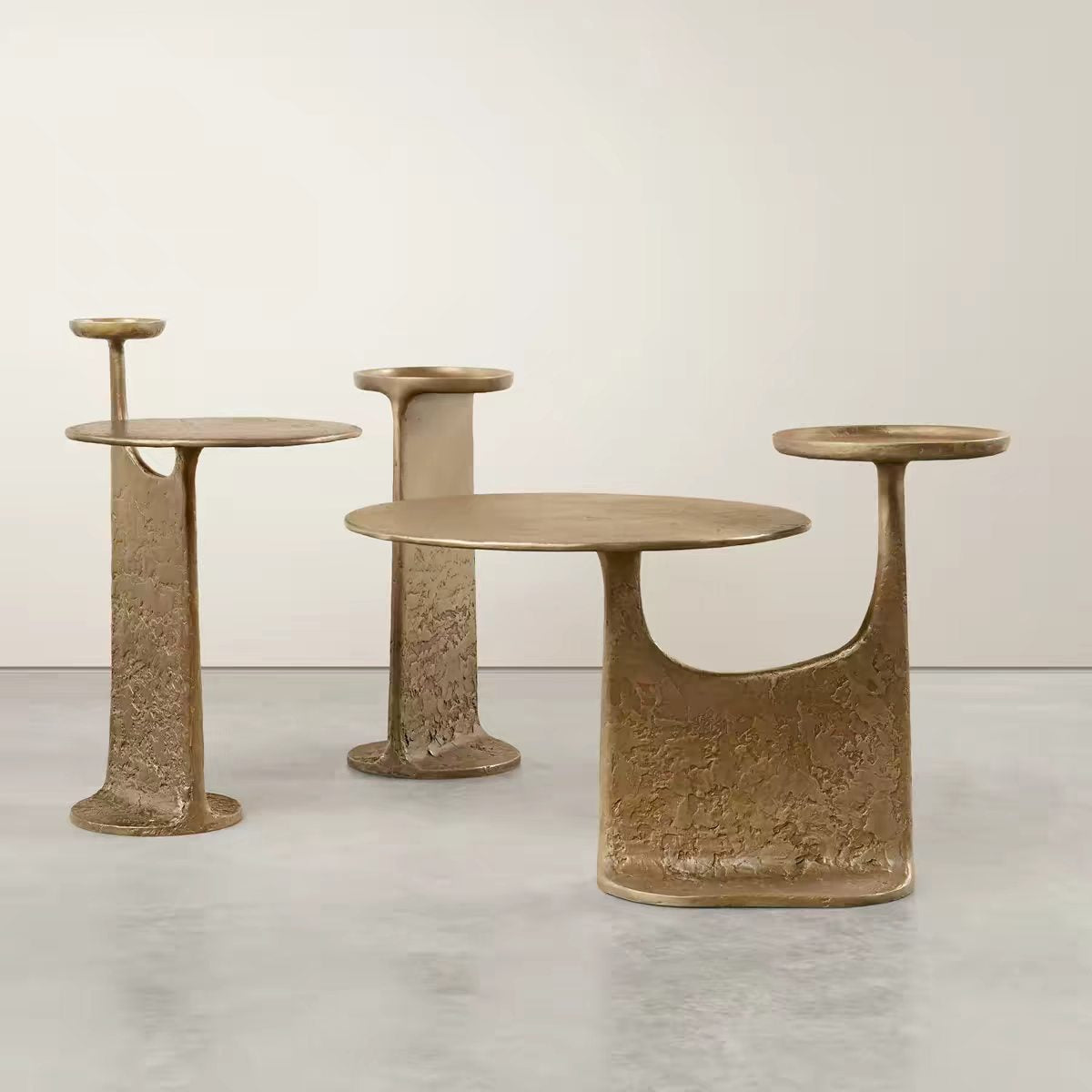Luxury Vintage Brass Side Table