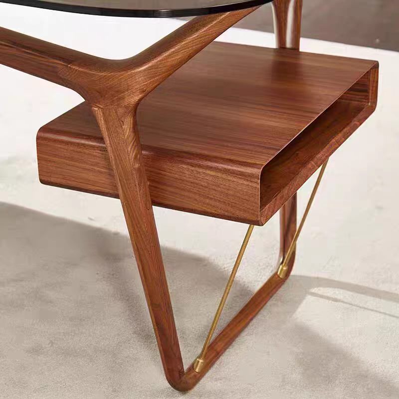 Luxury Italian Solid Wood Executive Desk