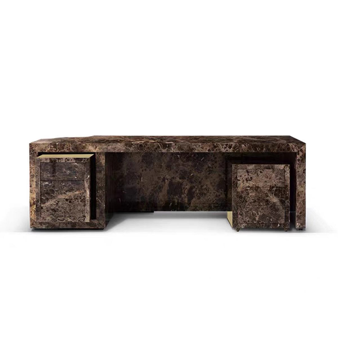 Custom Luxury Marble Desk for Villa & Executive Projects