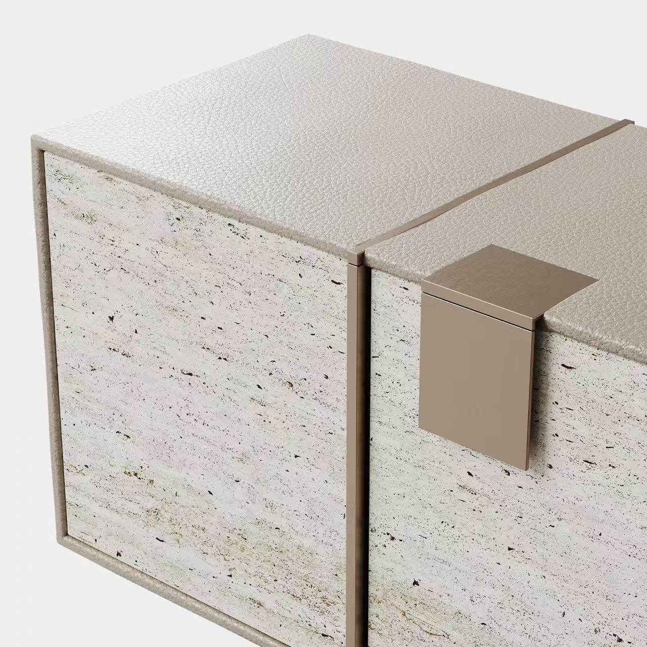 Luxury Italian Travertine Sideboard