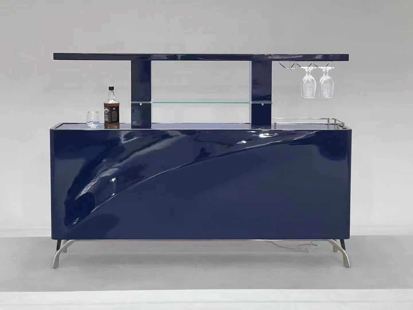 Luxury Italian Automatic Lift-Up Bar Cabinet