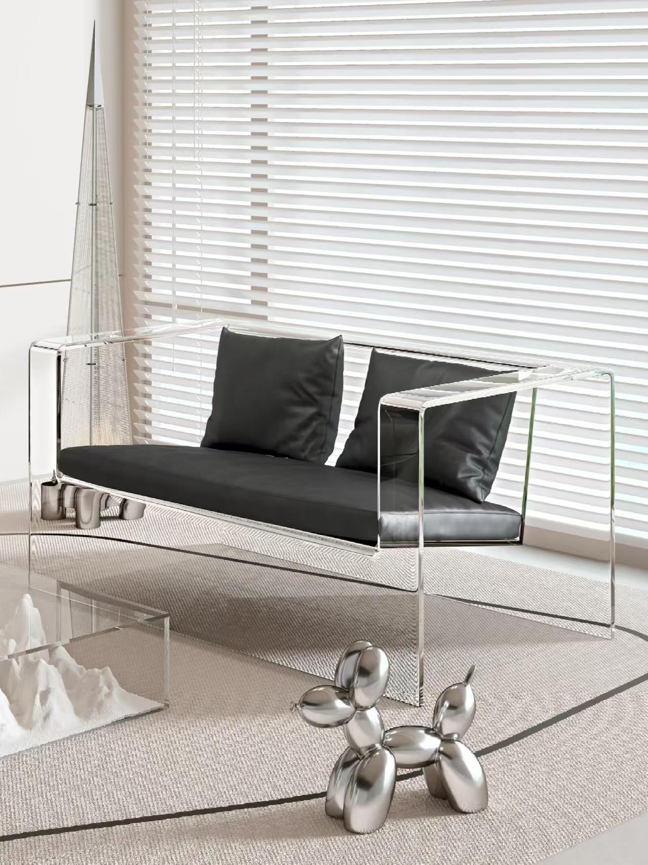 Luxury Acrylic Floating Sofa with Modern Designer Design
