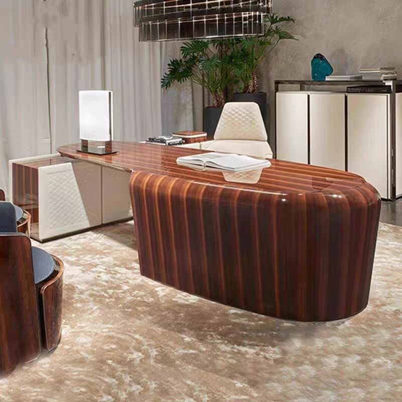 Luxury Italian Bentley-Inspired Executive Desk