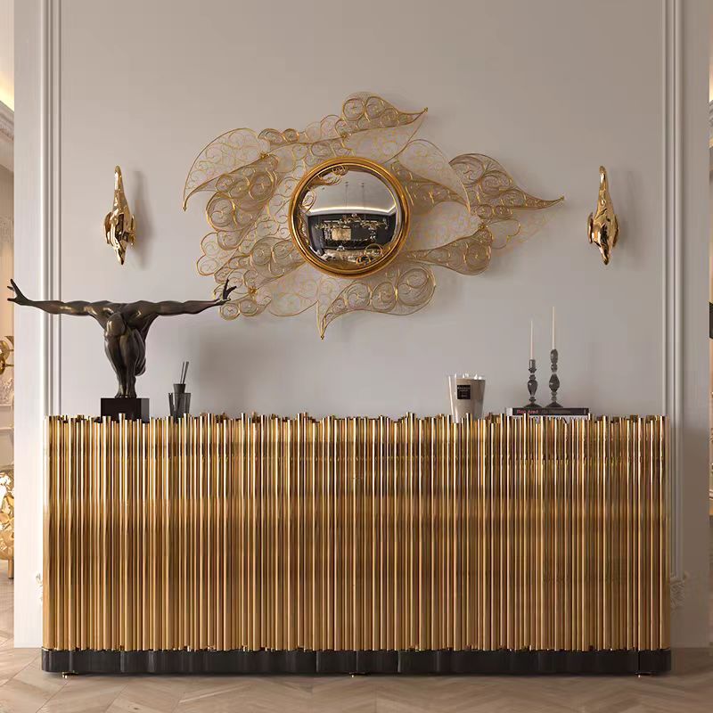Portuguese Luxury Brass Wall Mirror