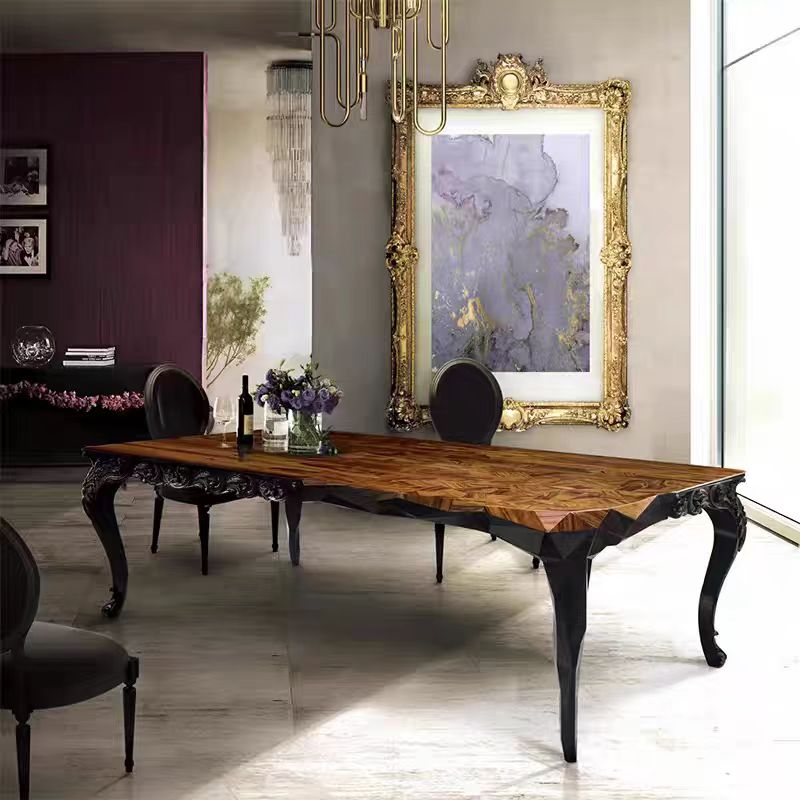 Luxury French Vintage Carved Dining Table