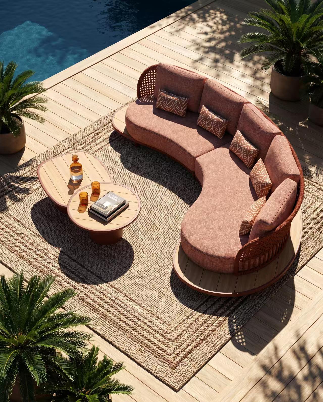 Luxury Italian Super Moon Chenille Sofa