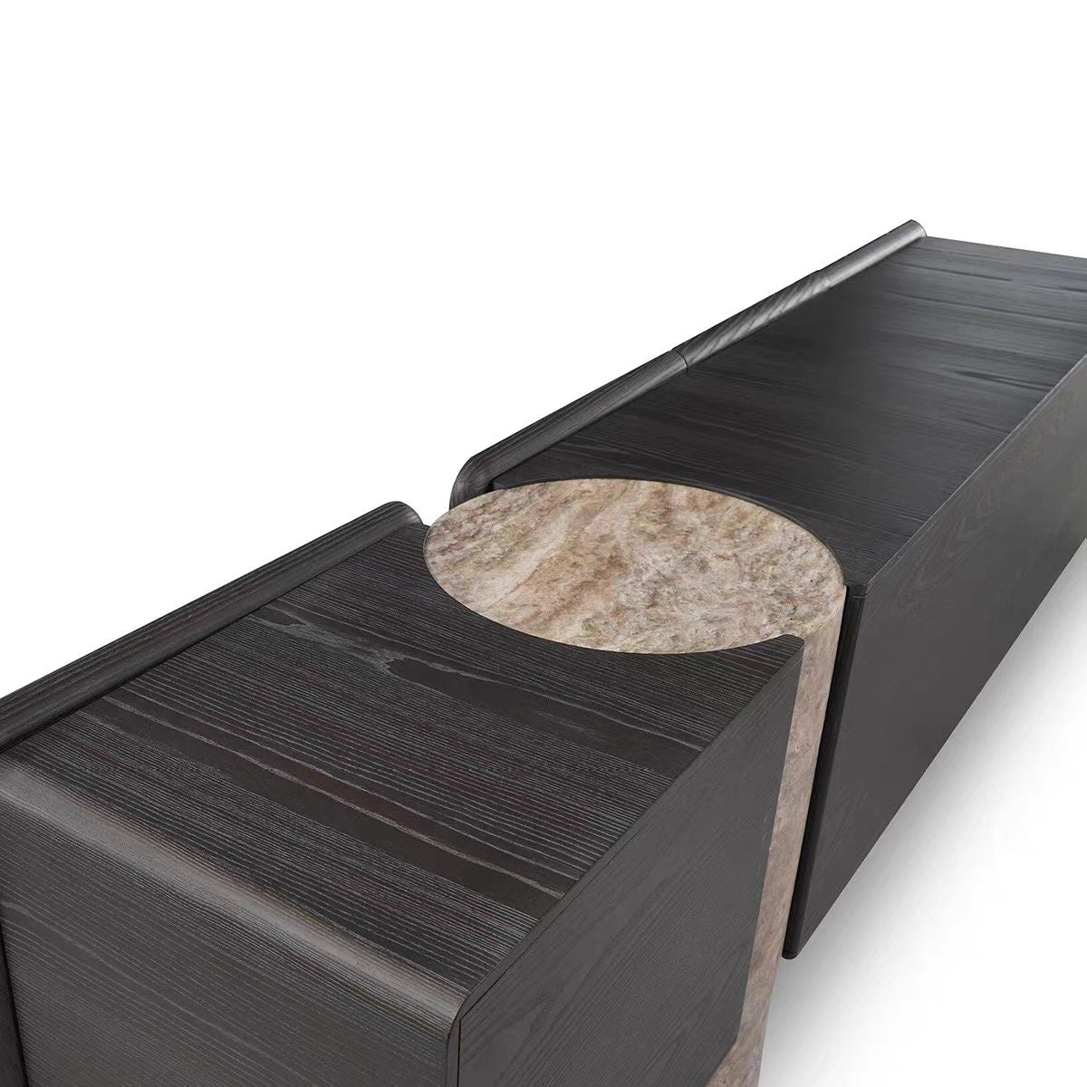 Luxury Stone Top Sideboard Cabinet Design