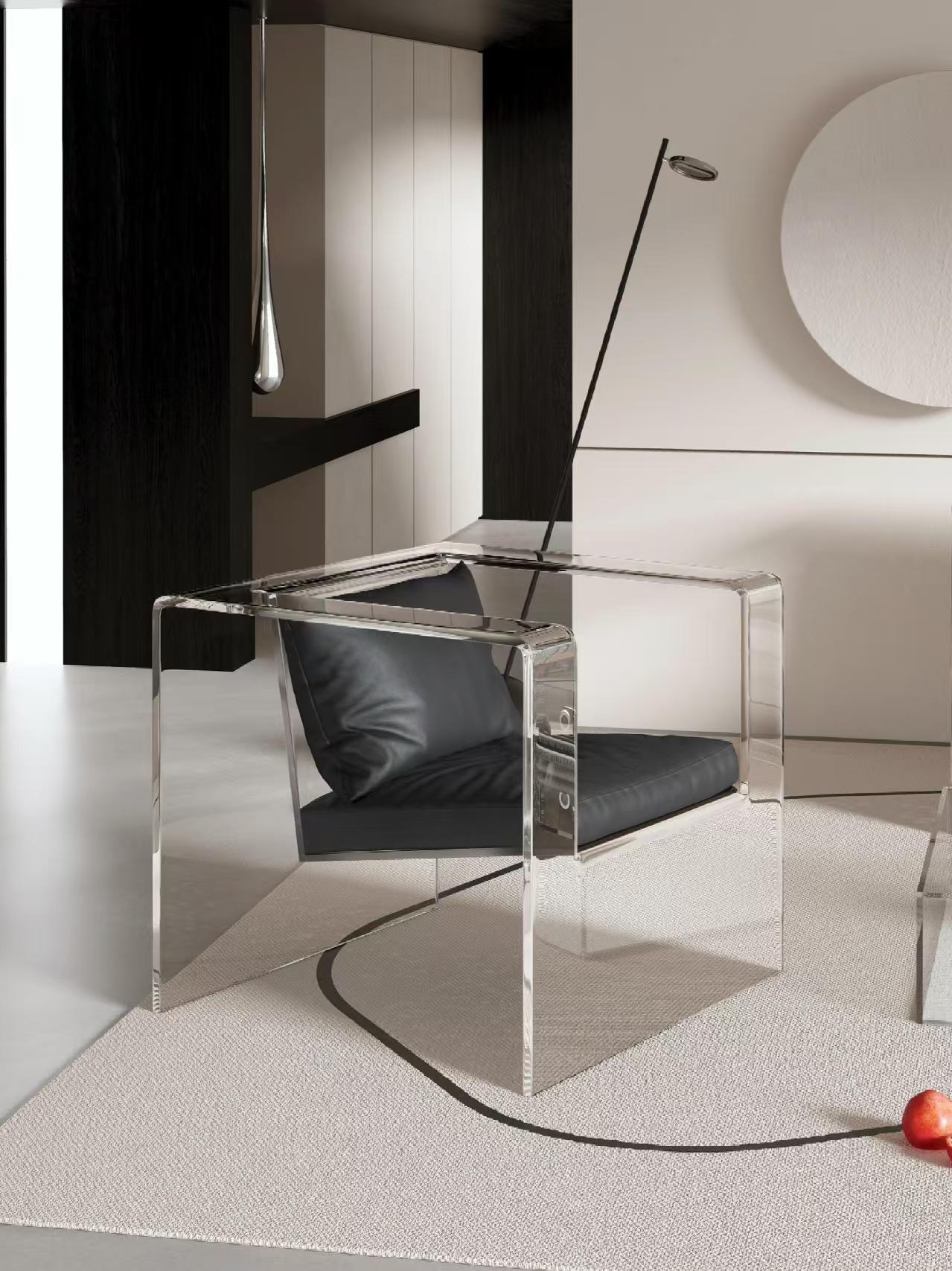 Luxury Acrylic Floating Sofa with Modern Designer Design