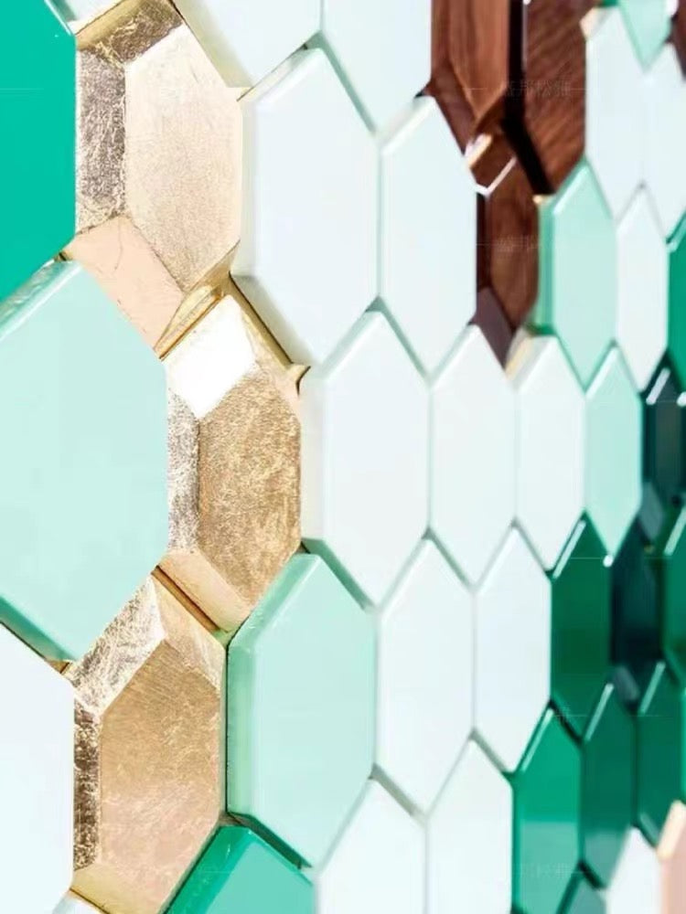Luxury Italian Honeycomb Wine Cabinet Design