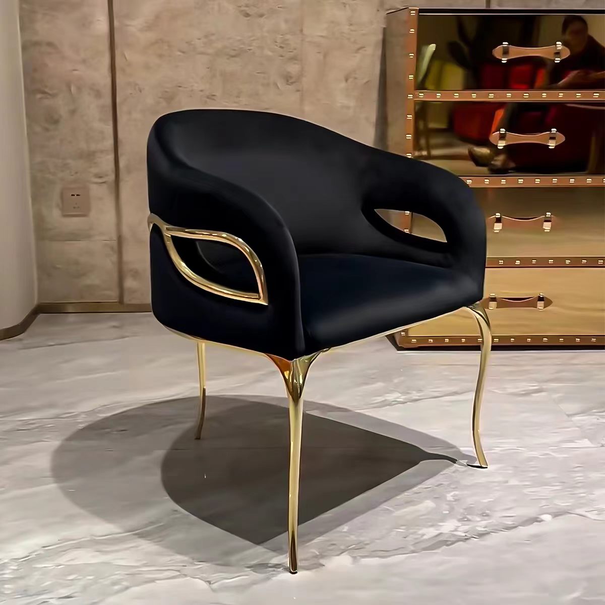 Luxury Italian Copper Dining Chair