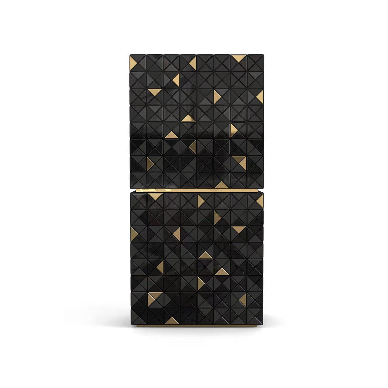 Luxury Italian Pixel Art Wine Cabinet