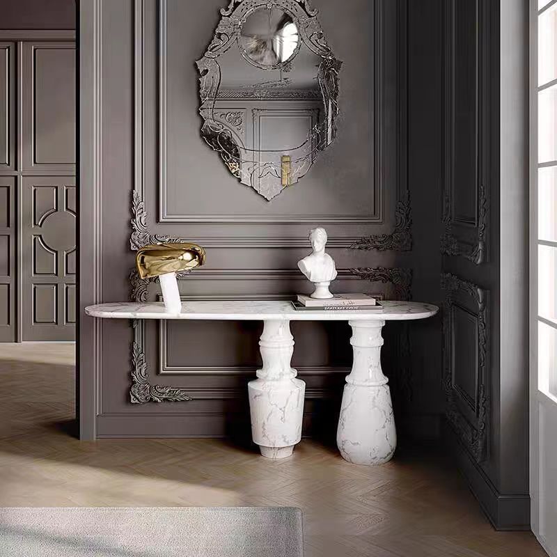 Luxury Portuguese Marble Console Table
