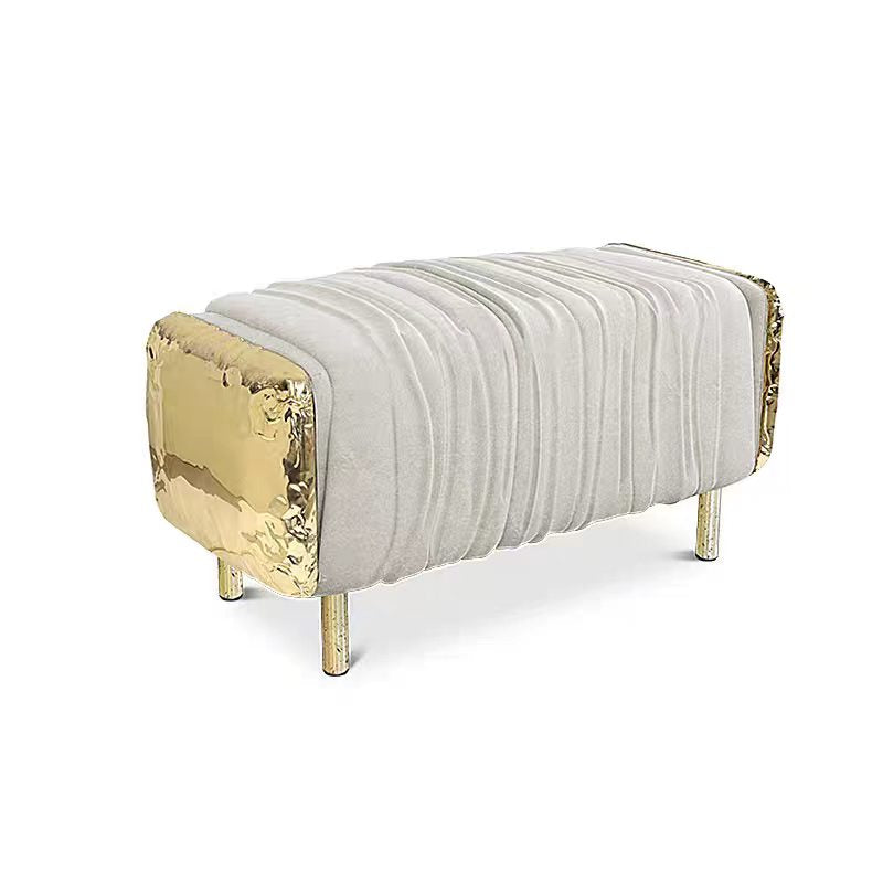 Luxury Italian Copper Upholstered Bench