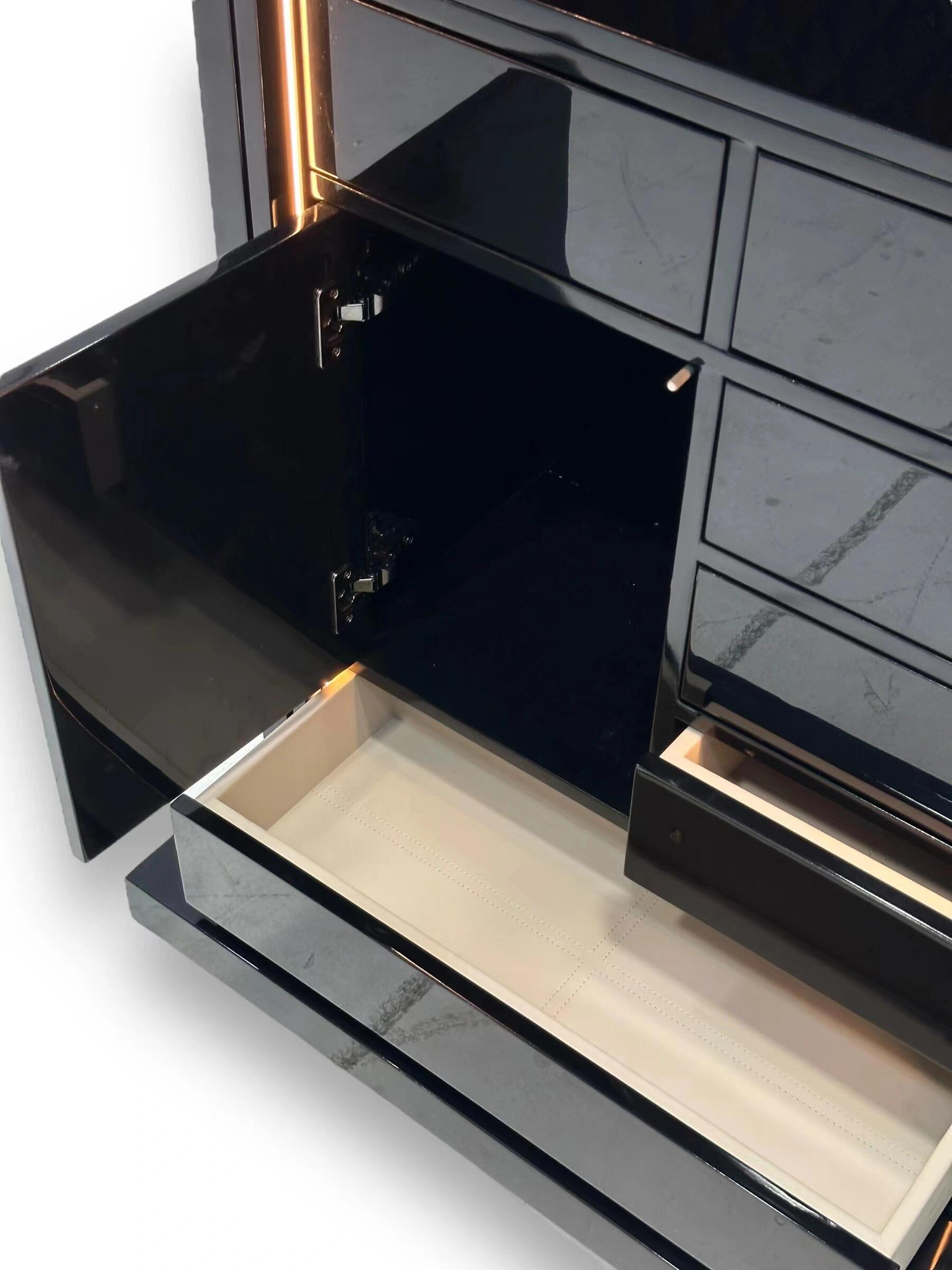 Luxury Italian Stainless Steel Safe Cabinet
