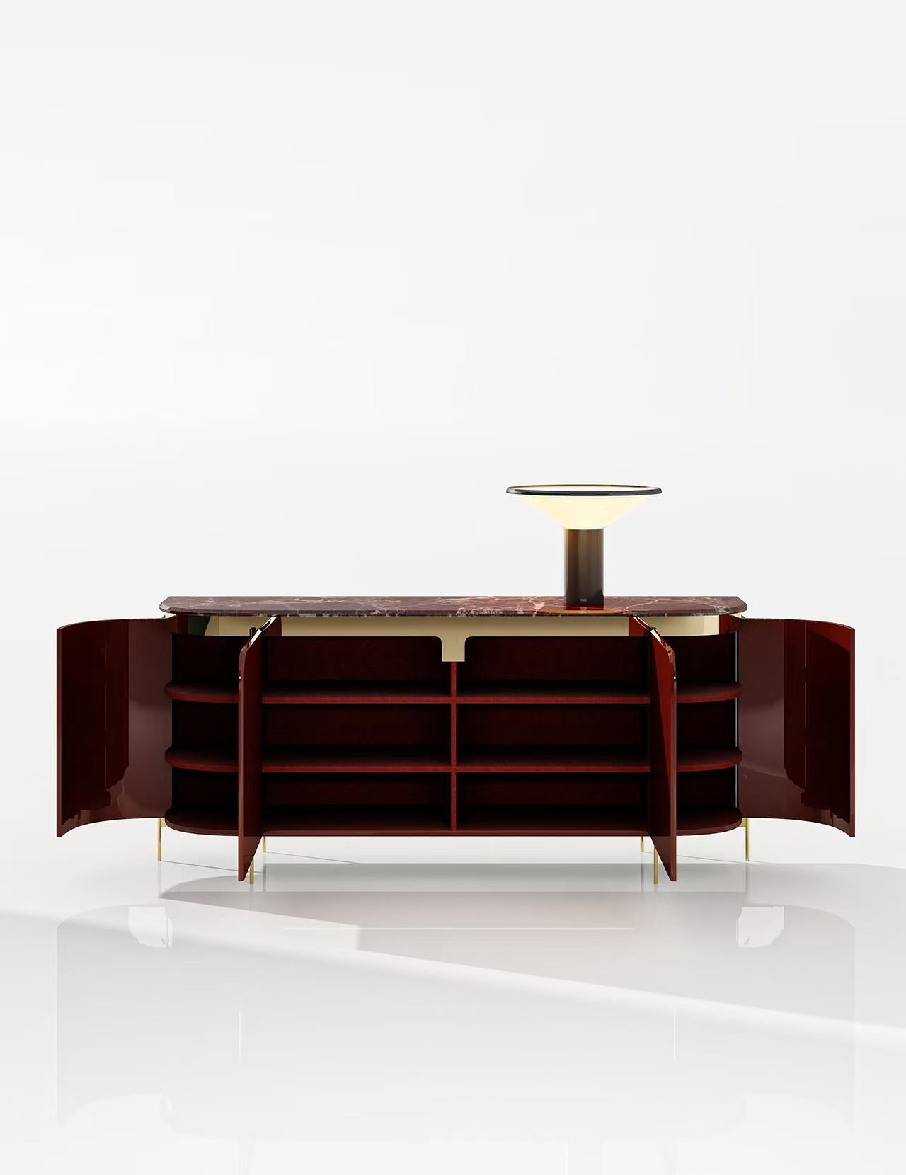 Luxury Nordic Marble Sideboard
