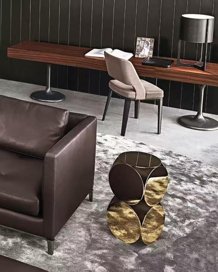Luxury Gold Stainless Steel Side Table