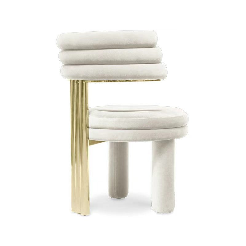 Luxury Modern Stainless Steel Dining Chair