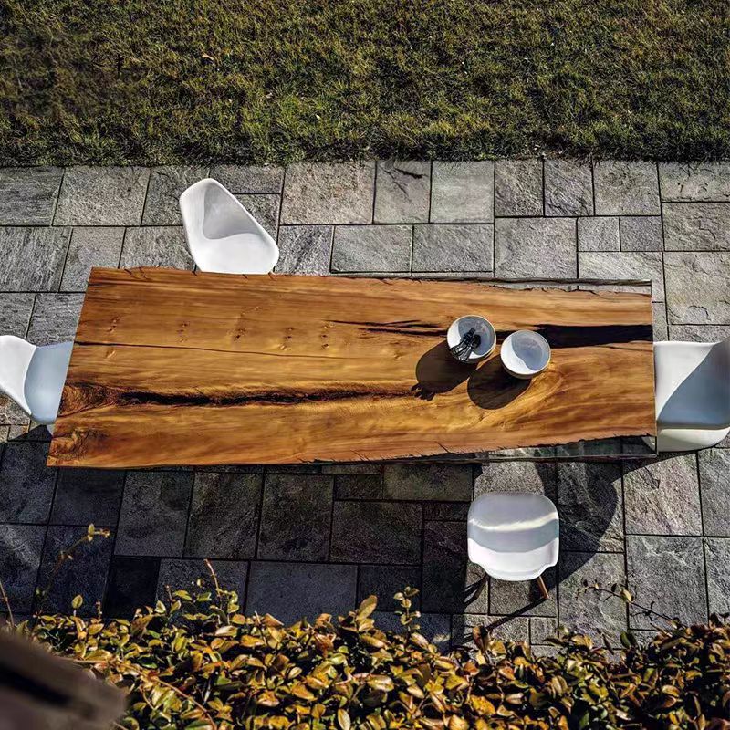 Luxury Italian Irregular Dining Table Design