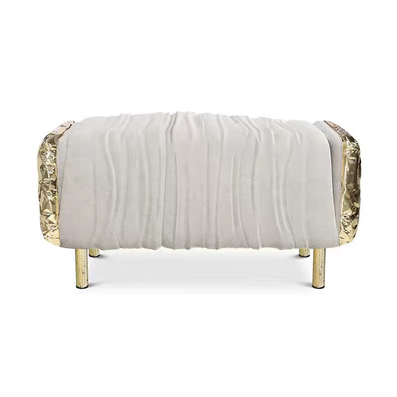 Luxury Italian Copper Upholstered Bench
