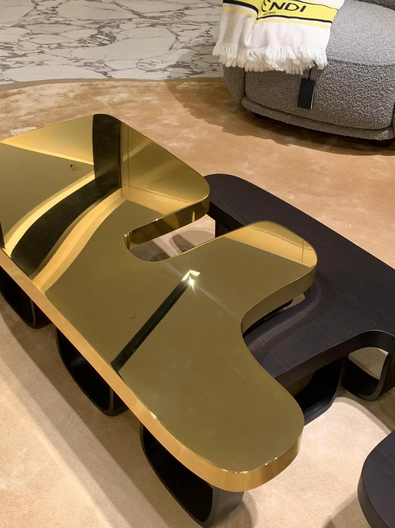 Luxury Italian Double F Coffee Table Design