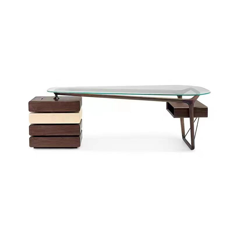 Luxury Italian Solid Wood Executive Desk