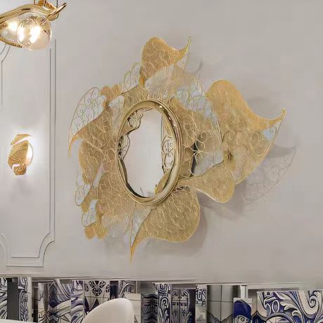 Portuguese Luxury Brass Wall Mirror